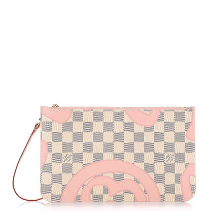 Louis Vuitton Damier Azur Tahitienne Neverfull MM GM Pochette 1 of 7