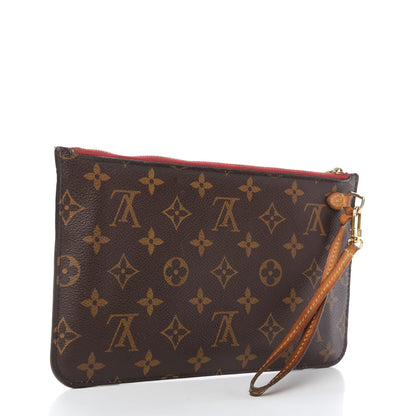 Louis Vuitton Monogram Neverfull MM GM Pochette Cherry 3 of 9