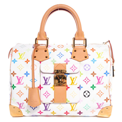 Louis Vuitton Monogram Multicolor Speedy 30 White 1 of 7
