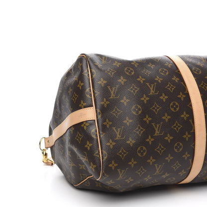 Louis Vuitton Monogram Keepall Bandouliere 55 9 of 14