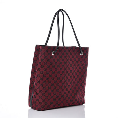 Gucci Monogram Gifford Tote Red 3 of 7
