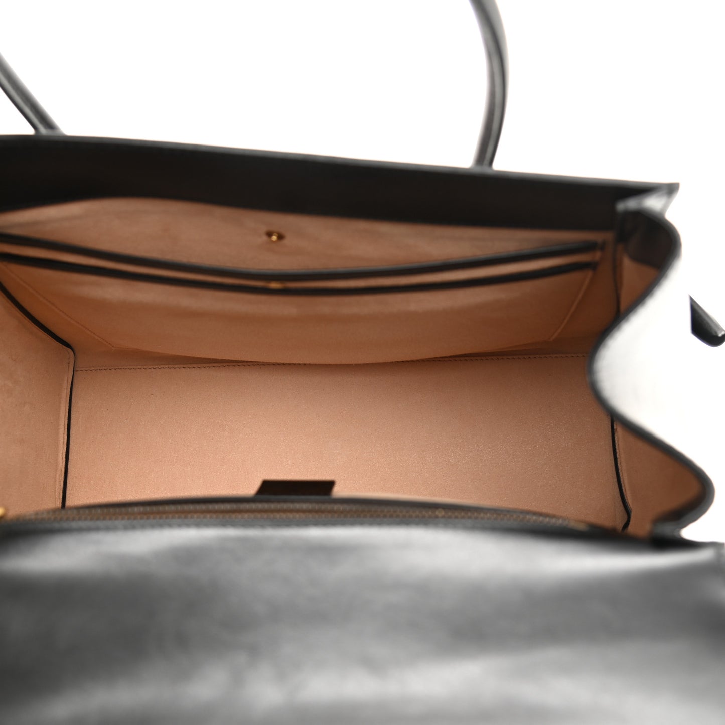 Plutone Calfskin Web Medium Turn Lock Top Handle Duffle Bag Black