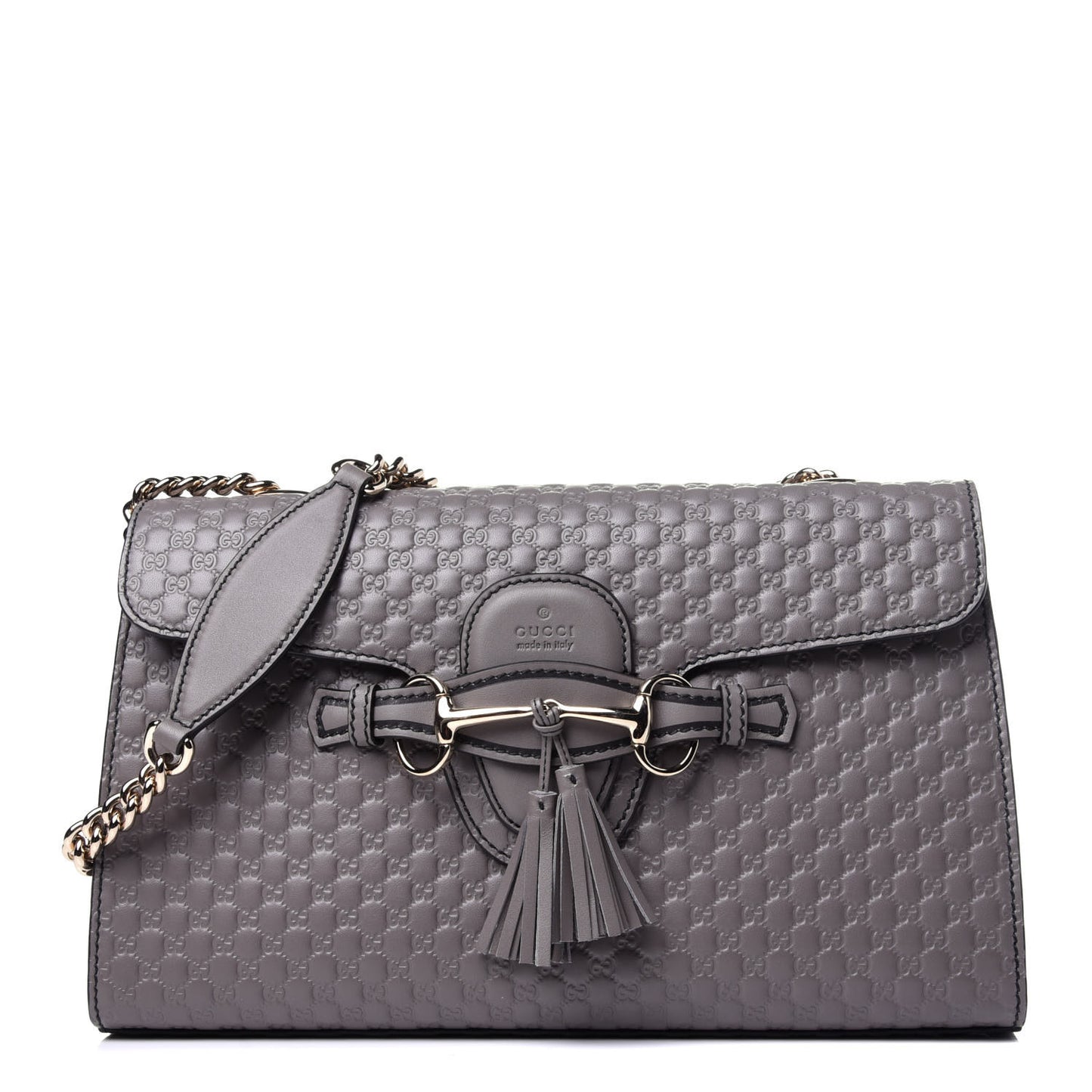 Soft Microguccissima Medium Emily Chain Shoulder Bag Loess