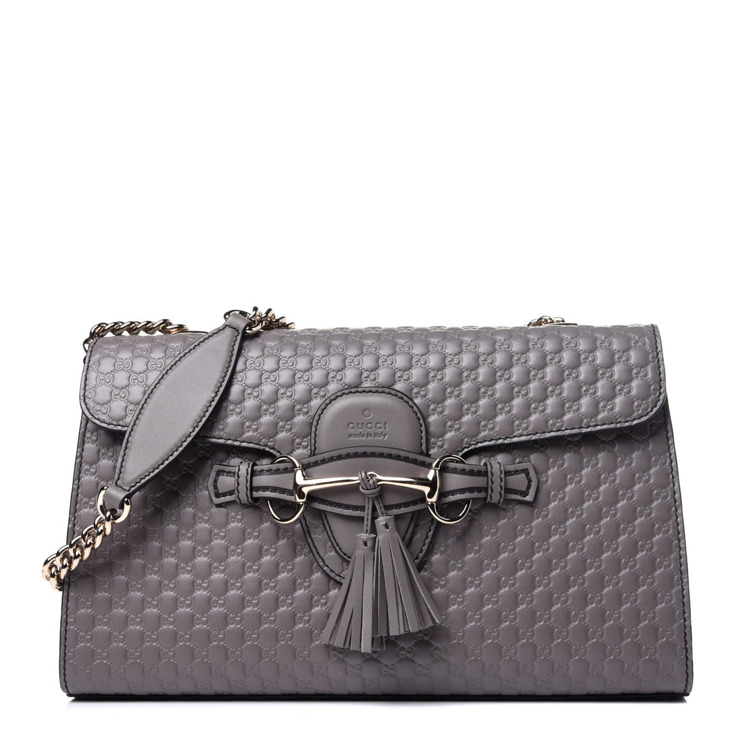 Gucci Soft Microguccissima Medium Emily Chain Shoulder Bag Loess 1 of 11