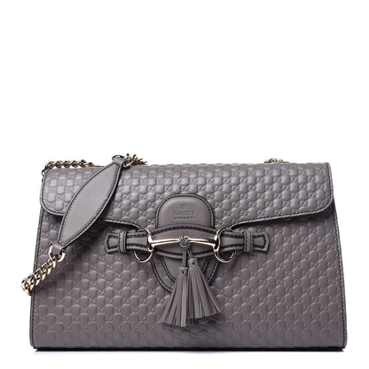 Gucci Soft Microguccissima Medium Emily Chain Shoulder Bag Loess 1 of 11