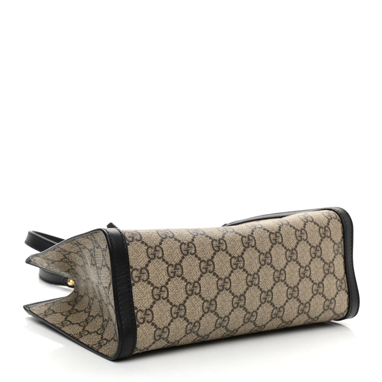 GG Supreme Monogram Small Padlock Tote Black
