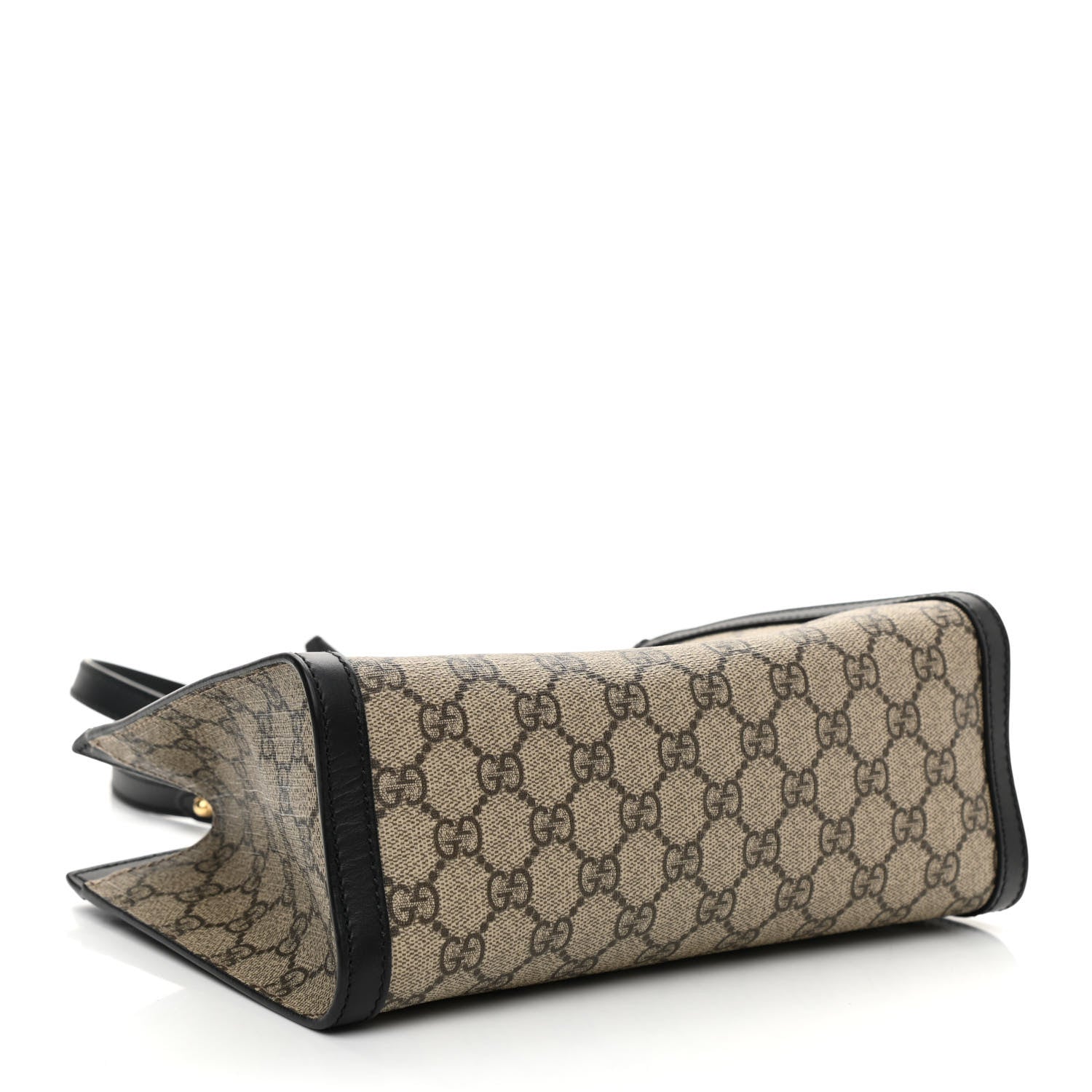 Gucci GG Supreme Monogram Small Padlock Tote Black 4 of 11
