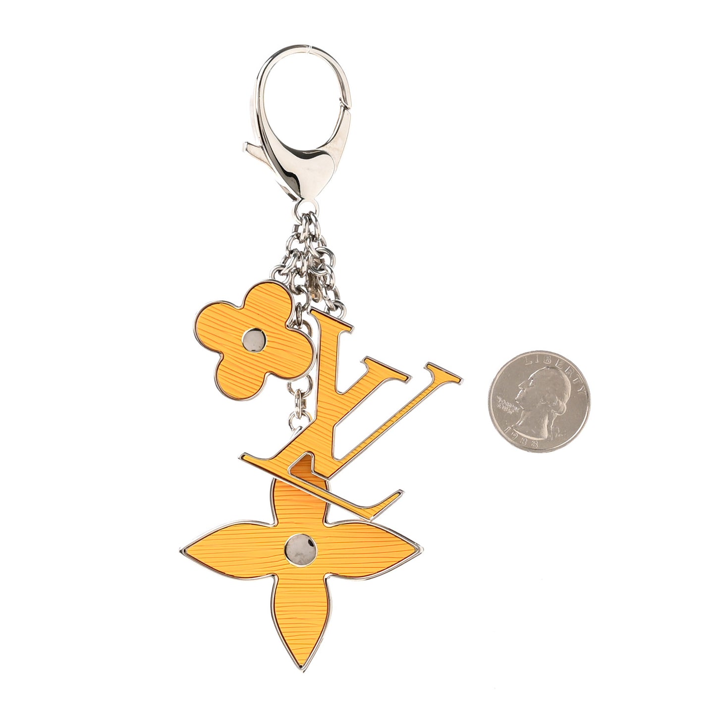 Electric Epi Fleur d'Epi Bag Charm Yellow