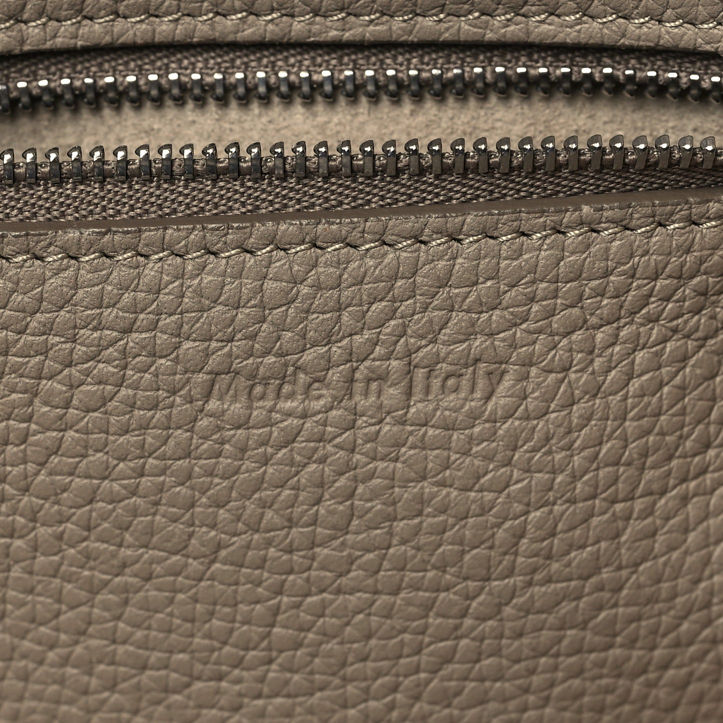 Supple Grained Calfskin Small Big Bag Light Taupe