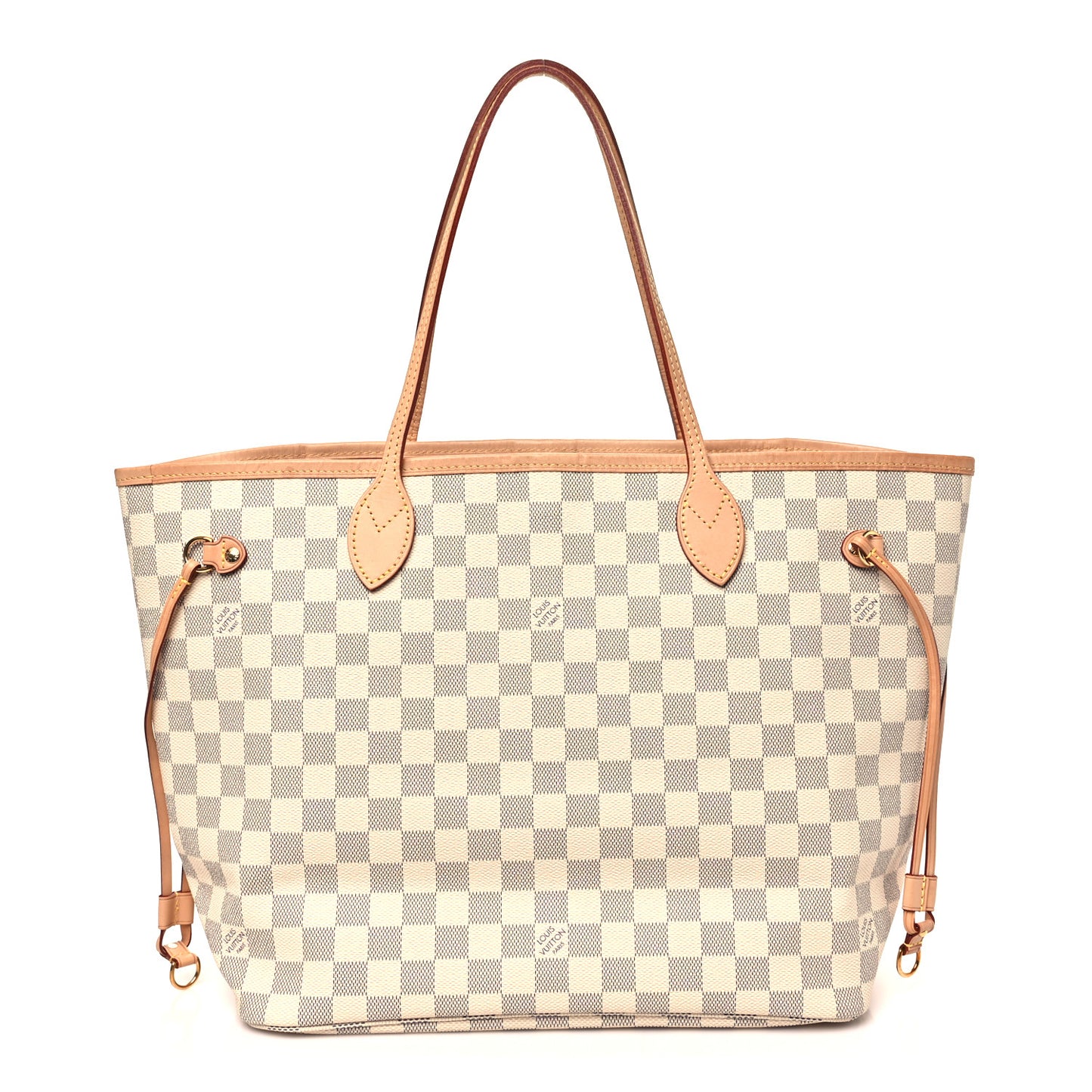 Damier Azur Neo Neverfull MM Rose Ballerine