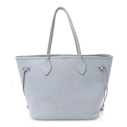 Louis Vuitton Empreinte Monogram Giant Neverfull MM Blue Hour 1 of 9