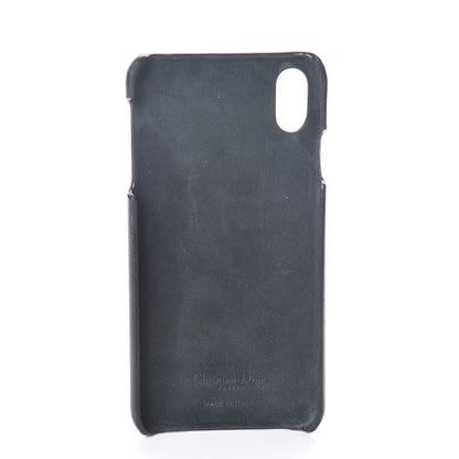 Christian Dior Oblique Calfskin Saddle iPhone XS Max Case Blue 3 of 6