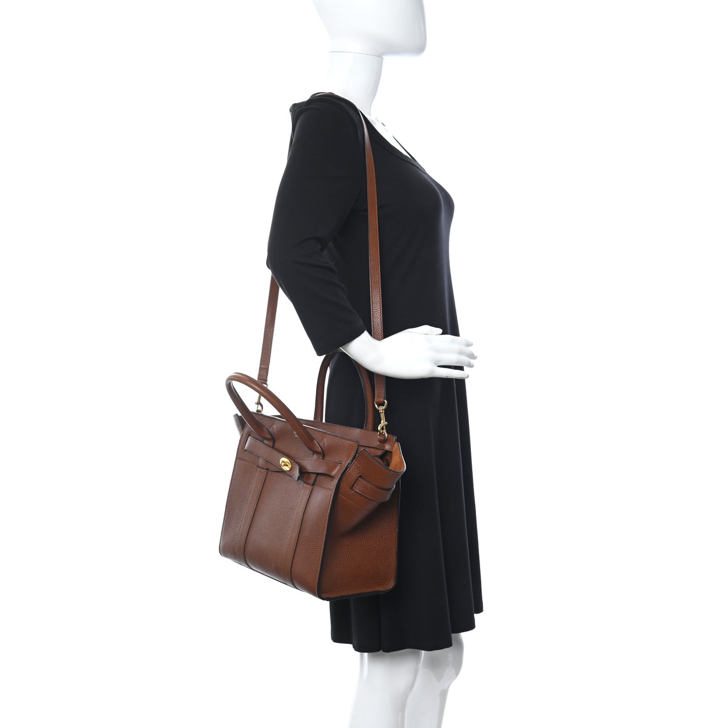 Small Classic Grain Mini Zipped Bayswater Chestnut
