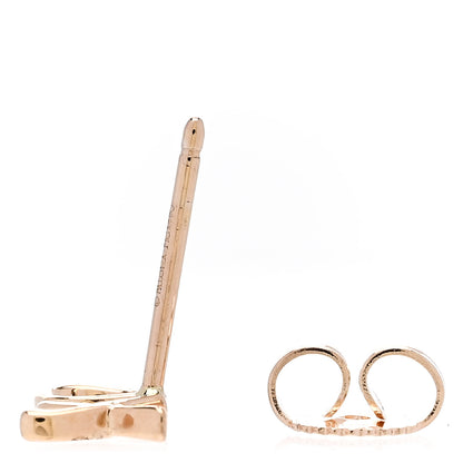 Tiffany 18K Rose Gold Paloma's Graffiti Love and Kisses Single Earring 3 of 5
