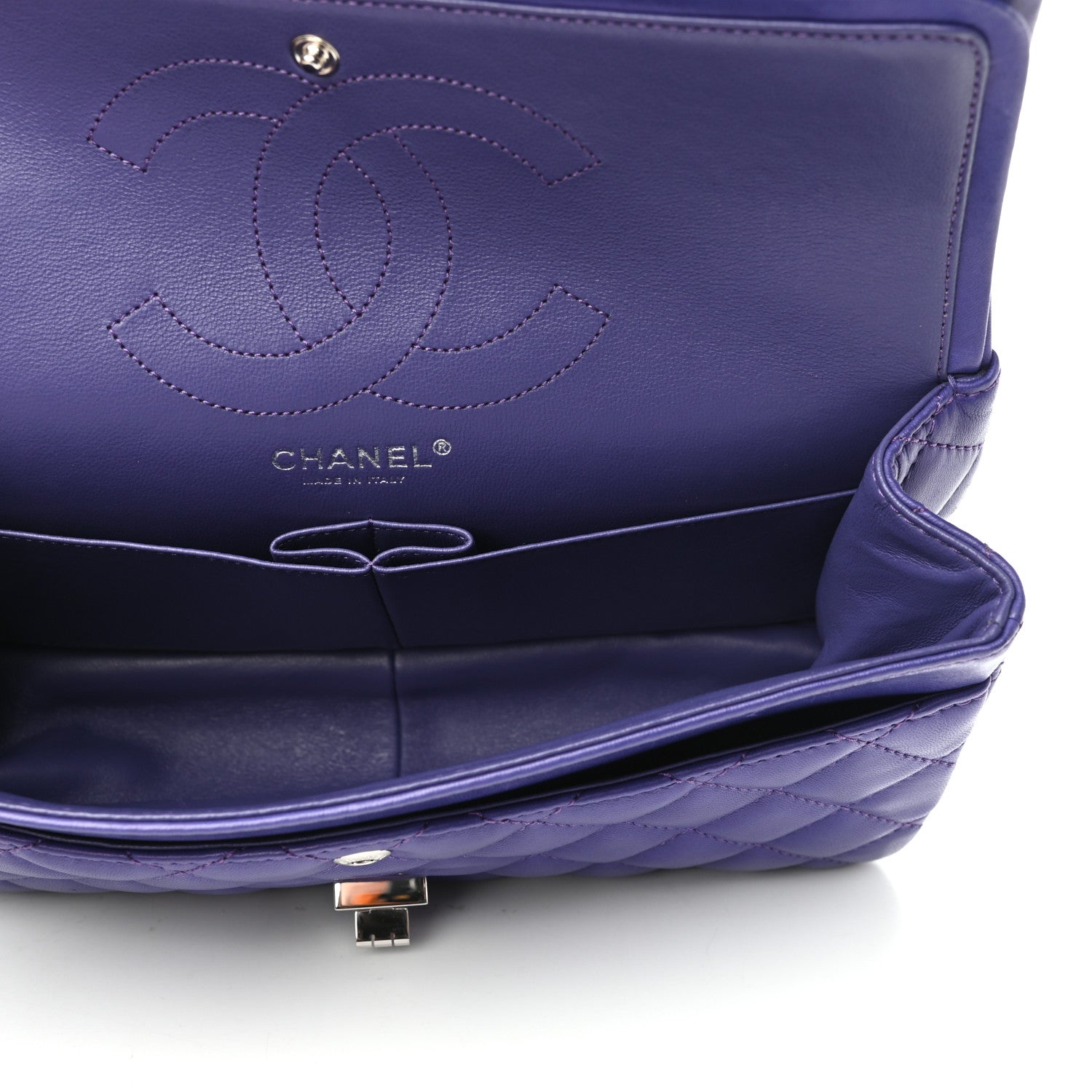 Chanel Lambskin Quilted 2.55 Reissue 226 Flap Purple 5 of 9