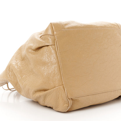 Balenciaga Agneau Classic Hardware S Sunday Tote Beige 10 of 12