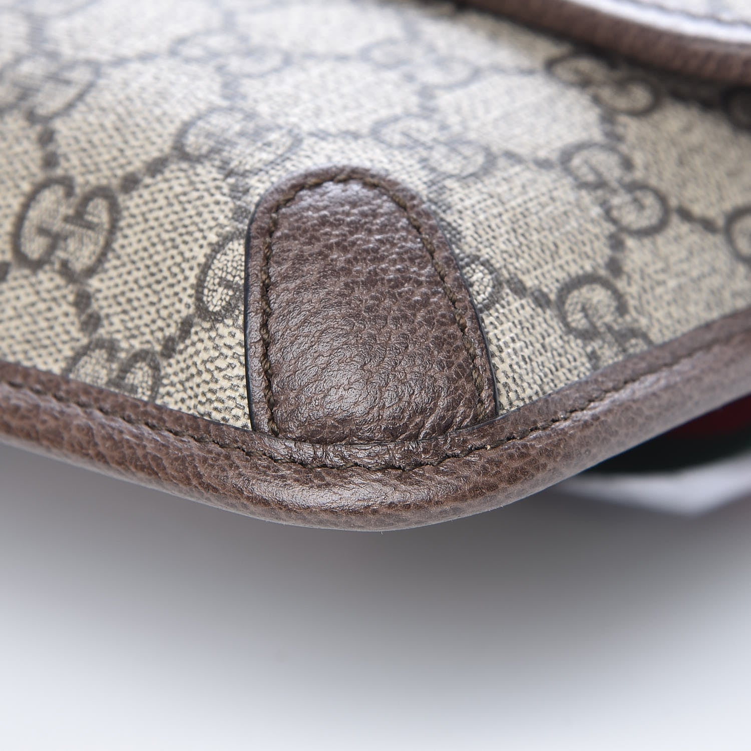 Gucci GG Supreme Monogram Neo Vintage Web Belt Bag Brown 9 of 9