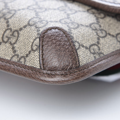 Gucci GG Supreme Monogram Neo Vintage Web Belt Bag Brown 9 of 9