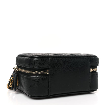 Chanel Caviar Quilted Twist Your Buttons Clutch With Chain Black 3 of 9