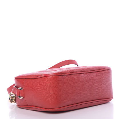 Gucci Pebbled Calfskin Small Soho Disco Bag Vibrant Red 4 of 10