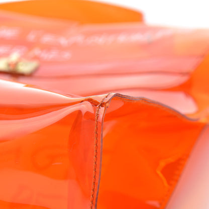 Hermes Vinyl Souvenir De L'Exposition Kelly Orange 10 of 14