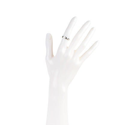Cartier 18K White Gold Diamond 4mm LOVE Wedding Band Ring 47 4 2 of 5