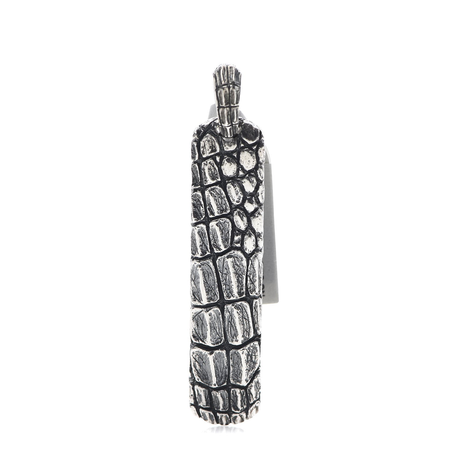 David Yurman Sterling Silver Mens Naturals Gator Ingot Pendant 1 of 3