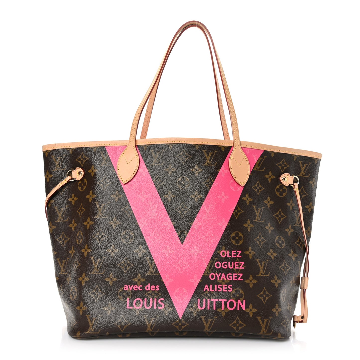 Monogram V Neverfull MM Grenade