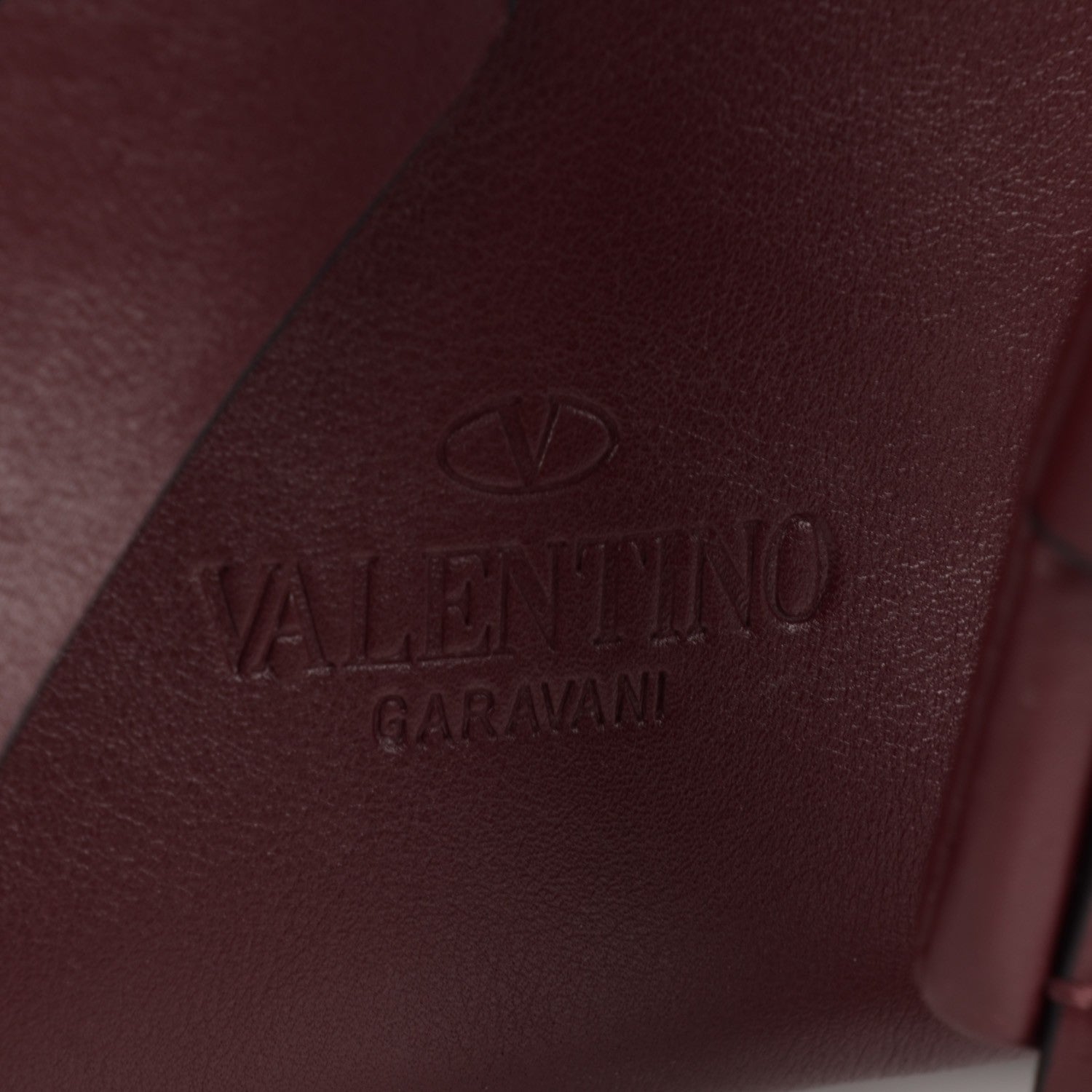 Valentino Garavani Calfskin Patchwork Backpack Ruby Marine 7 of 10
