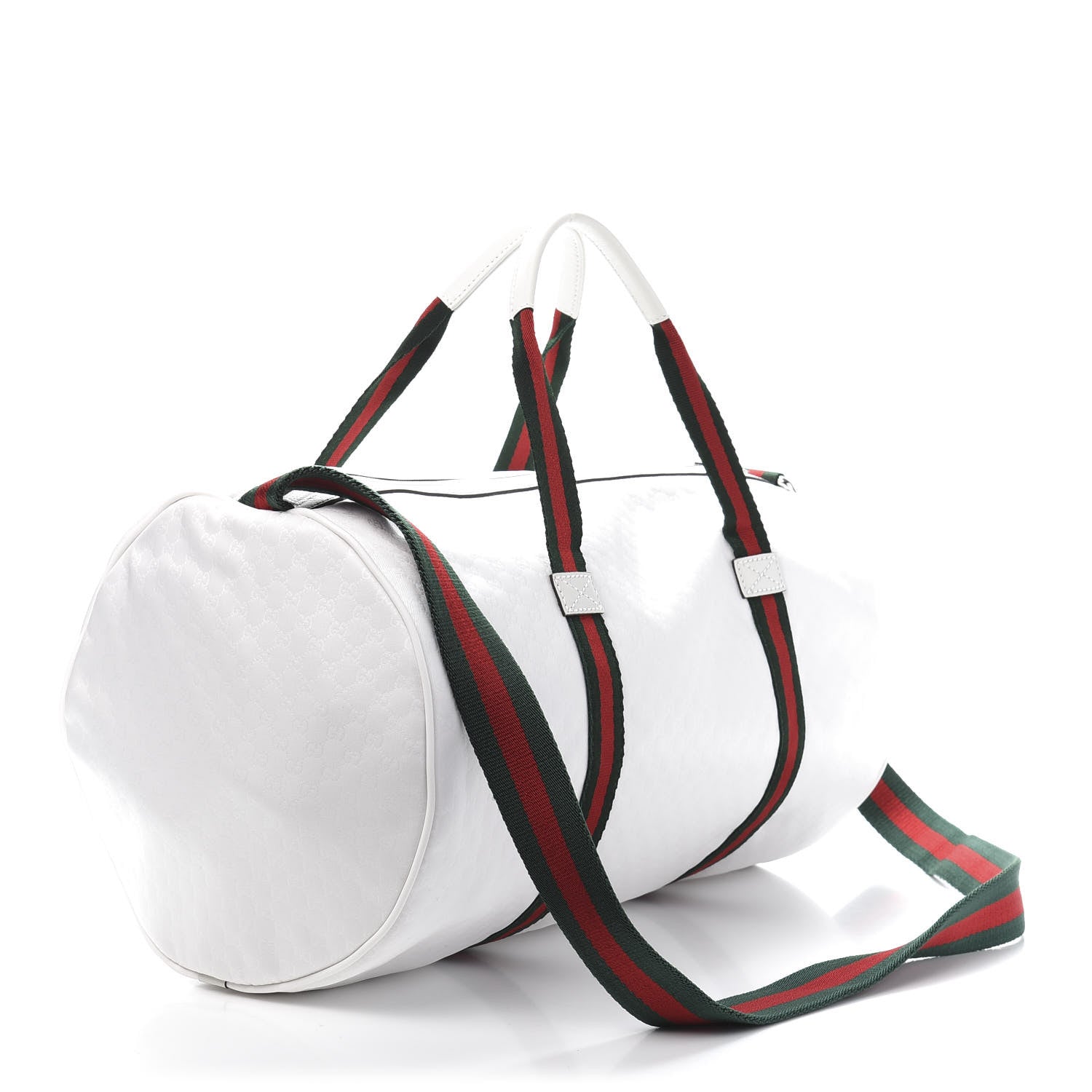 Gucci Nylon Microguccissima Gym Bag White 3 of 12