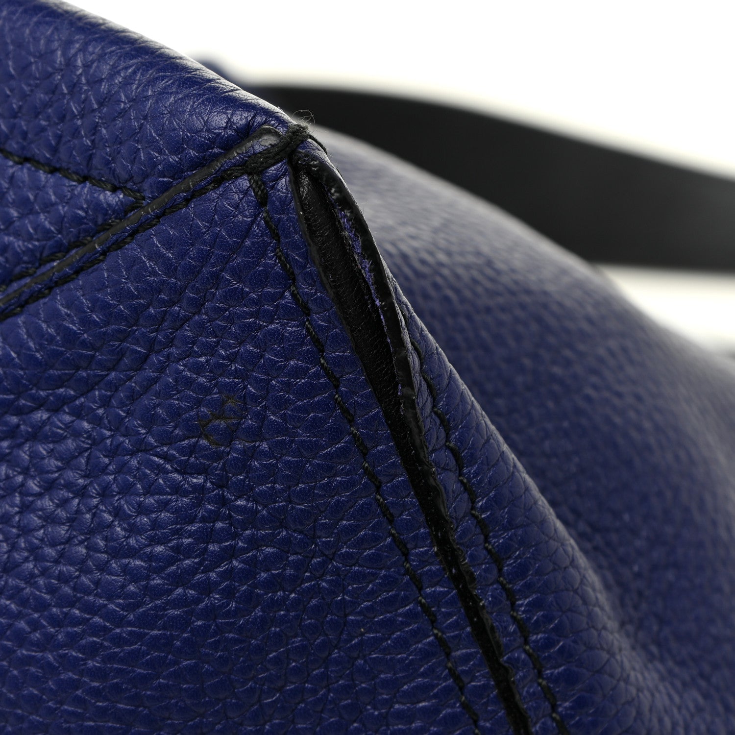 Proenza Schouler Pebbled Calfskin Medium Zip Hobo Blue 13 of 16