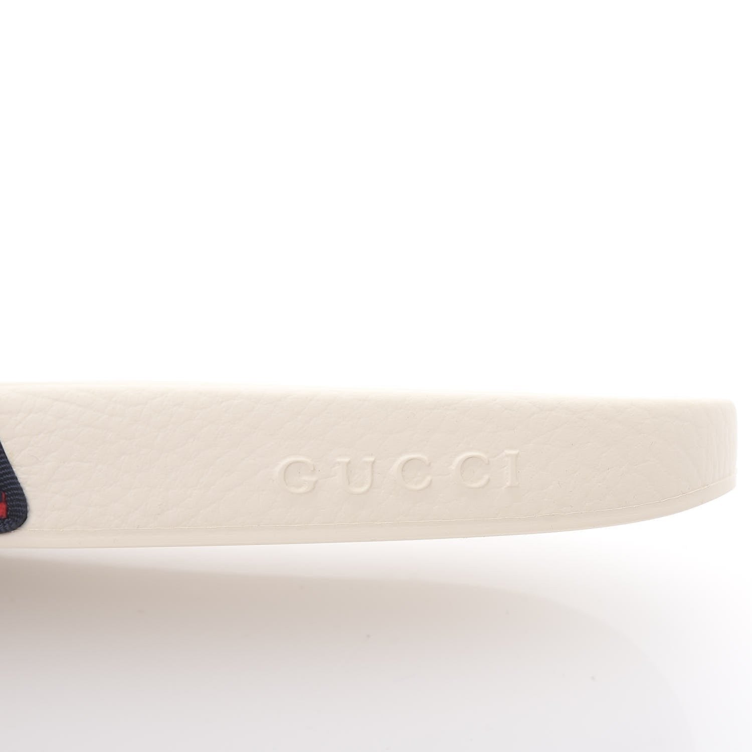 Gucci Velvet GG Monogram Slide Sandals 42 Blue Red 7 of 9