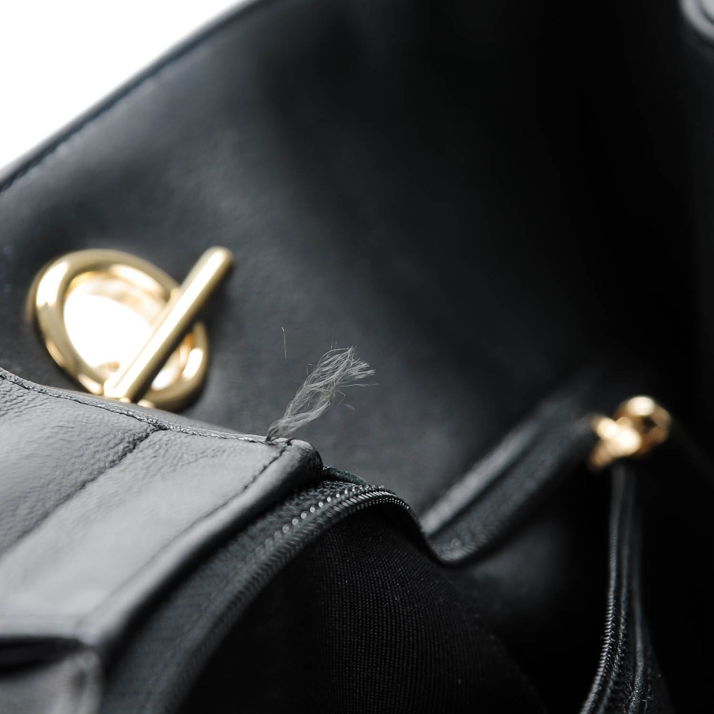 Calfskin Quilted Timeless Tote Black