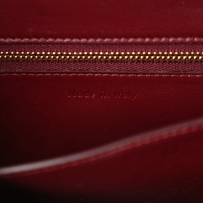 Celine Box Calfskin Small Classic Box Flap Bag Burgundy 7 of 14