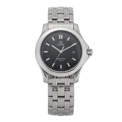 Omega Stainless Steel 36mm Seamaster Quartz Watch Black 2511.52 1 of 4