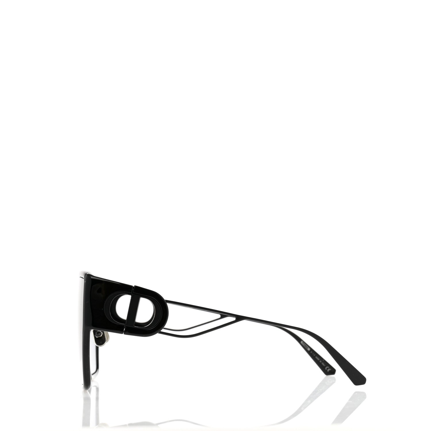 Christian Dior Acetate Square 30 Montaigne Sunglasses Black 3 of 8