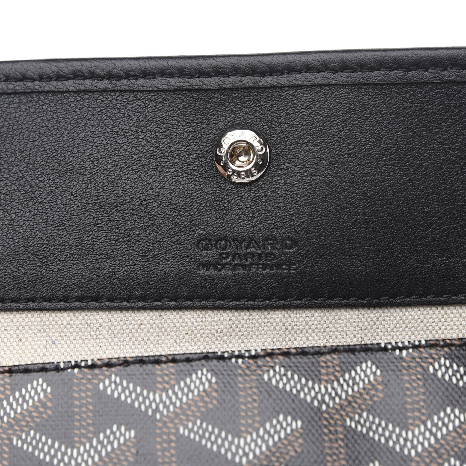 Goyard Goyardine Reversible Anjou GM Black 9 of 15