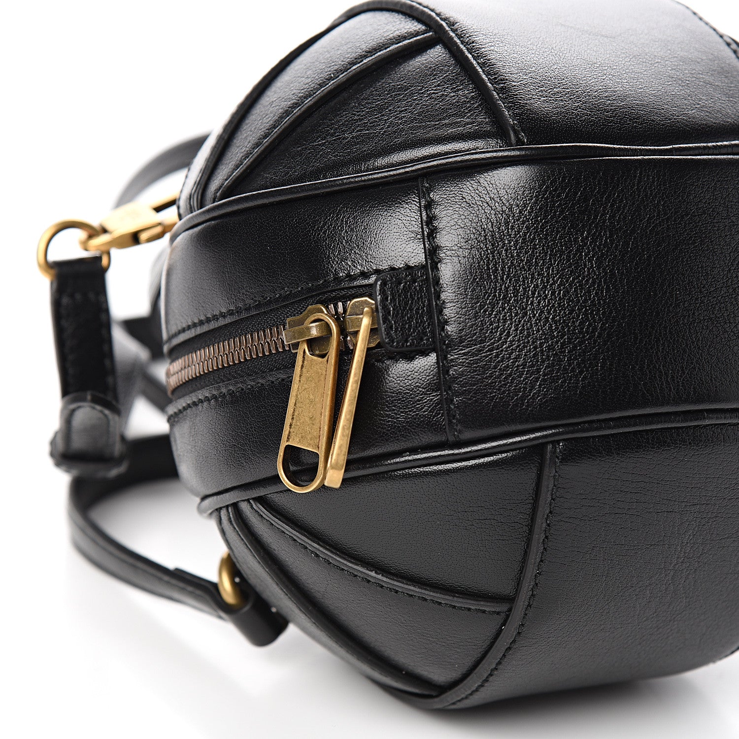 Gucci Piuma Lux Energy Mini Tifosa Basketball Shaped Shoulder Bag Black 7 of 9