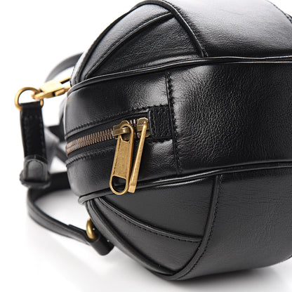 Gucci Piuma Lux Energy Mini Tifosa Basketball Shaped Shoulder Bag Black 7 of 9