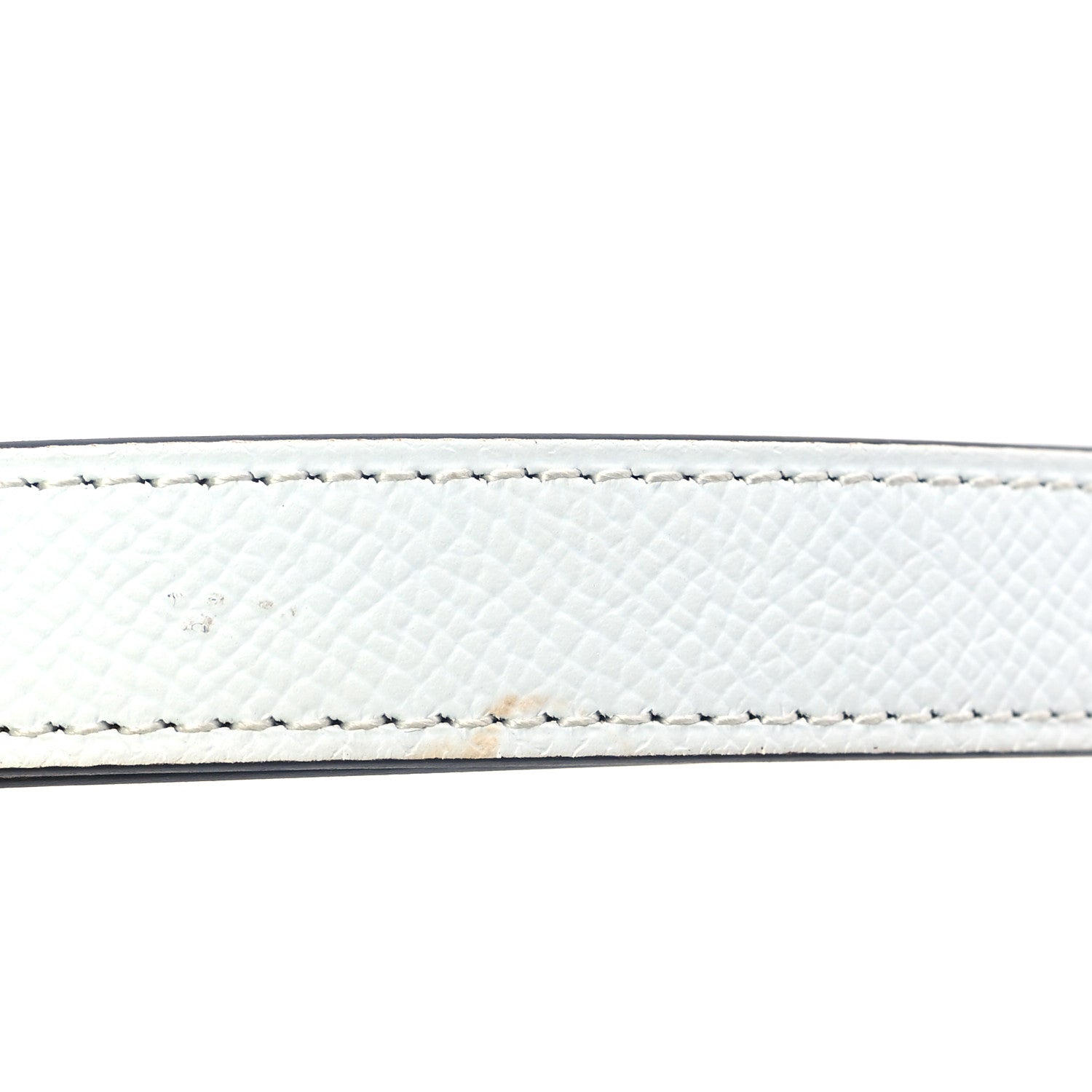 Hermes Epsom Kelly Belt White 5 of 5