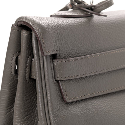 Hermes Taurillon Clemence Kelly Retourne 35 Etain 12 of 12