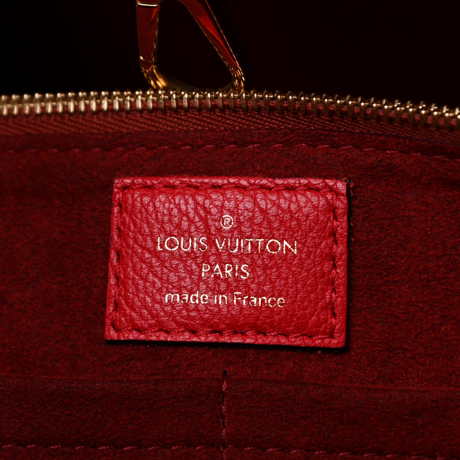 Louis Vuitton Calfskin Monogram Kimono Tote Cherry 7 of 13