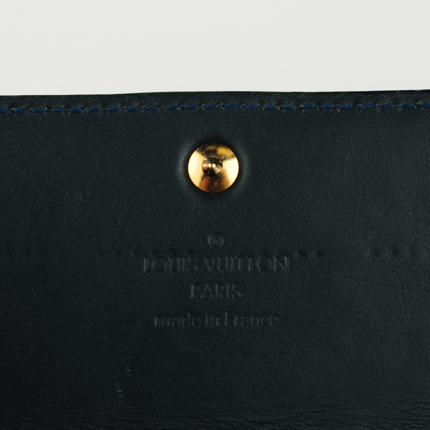 Louis Vuitton Vernis Sarah Wallet Blue Nuit 5 of 7