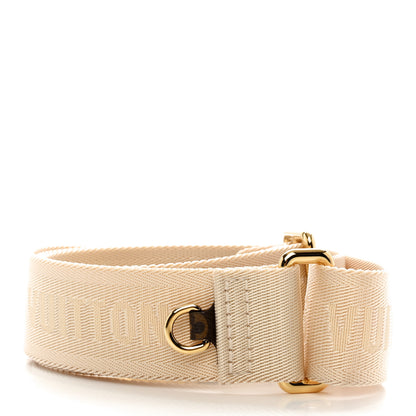 Louis Vuitton Jacquard Monogram Adjustable Shoulder Strap New Creme 2 of 6