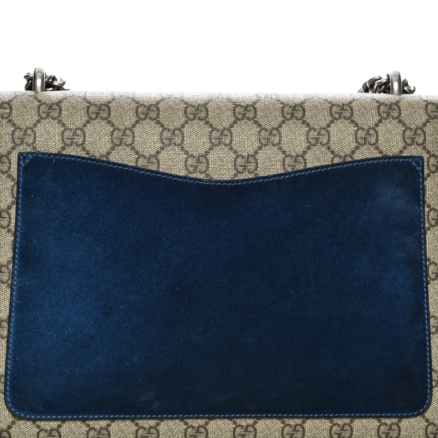 GG Supreme Monogram Medium Dionysus Shoulder Bag Blue