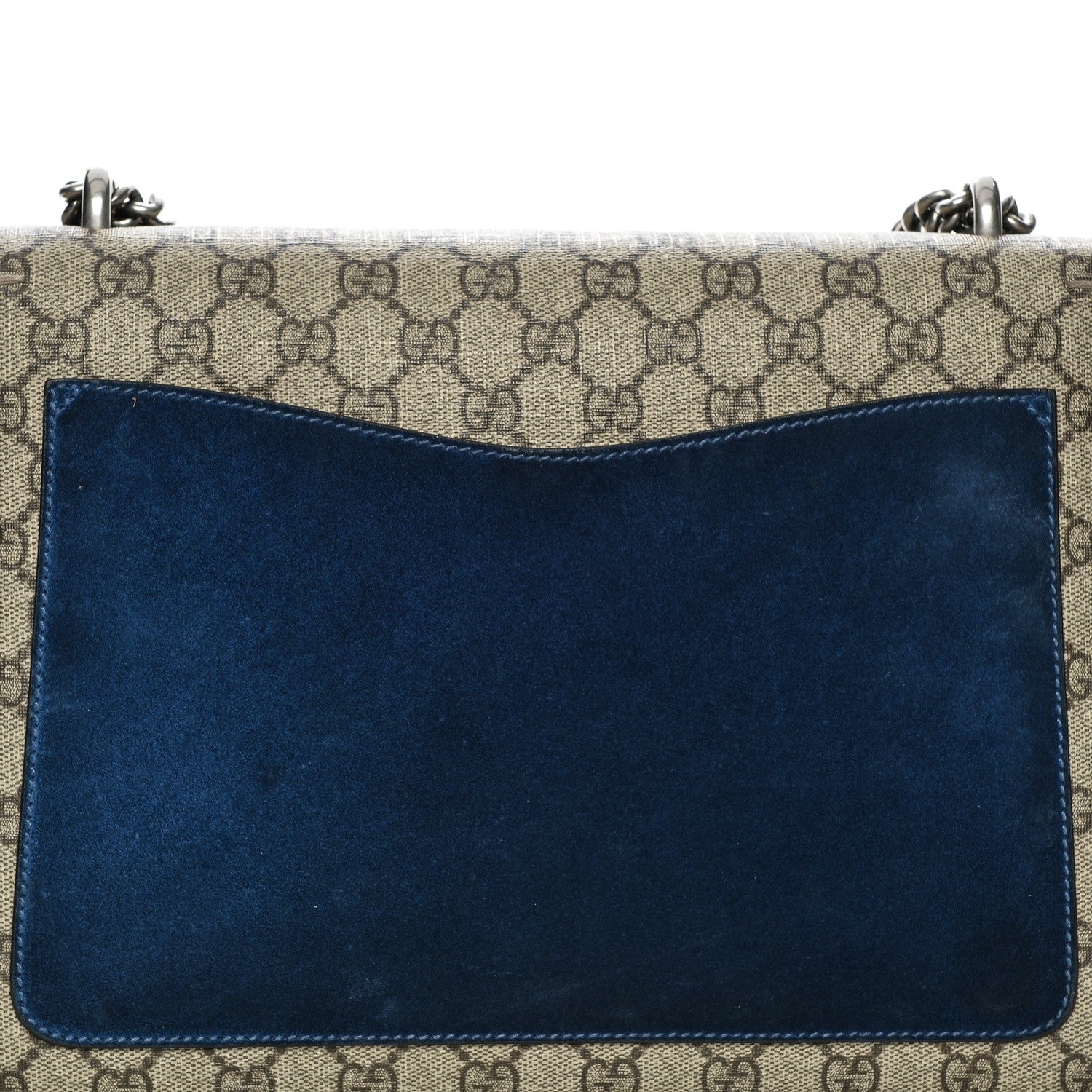 Gucci GG Supreme Monogram Medium Dionysus Shoulder Bag Blue 7 of 7