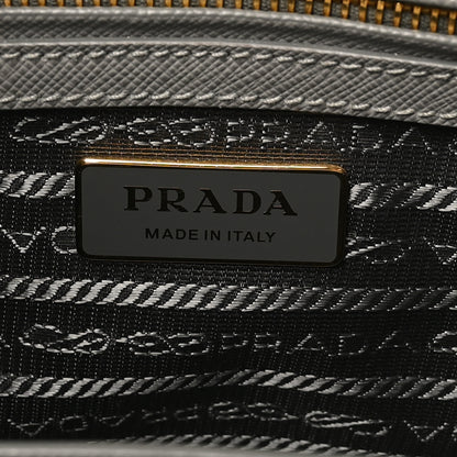 Prada Saffiano Lux Small Galleria Double Zip Tote Nube 6 of 10