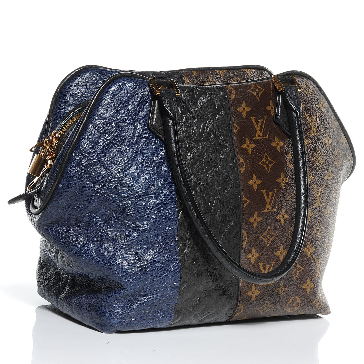 Louis Vuitton Monogram Stripes Medium Bag Marine 3 of 8