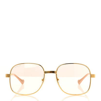 Gucci Square Frame Sunglasses GG0788S Gold 2 of 7