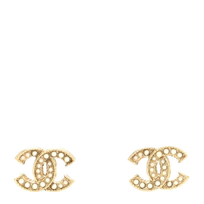 Chanel Pearl CC Earrings Gold 1 of 4